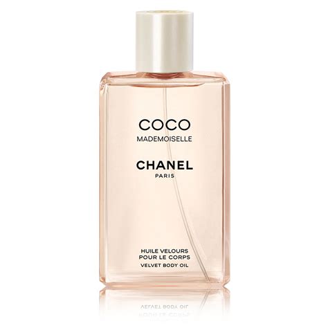 coco body oil chanel|coco mademoiselle velvet body oil.